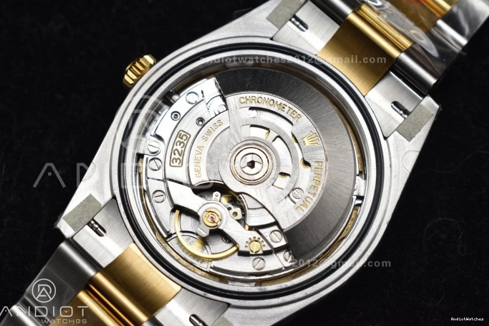 Oyster on YG Textured DateJust 41 Steel Best Sleek 1:1 SS YG Bracelet Clean Dial Edition 904L 126333 608 VR 0513